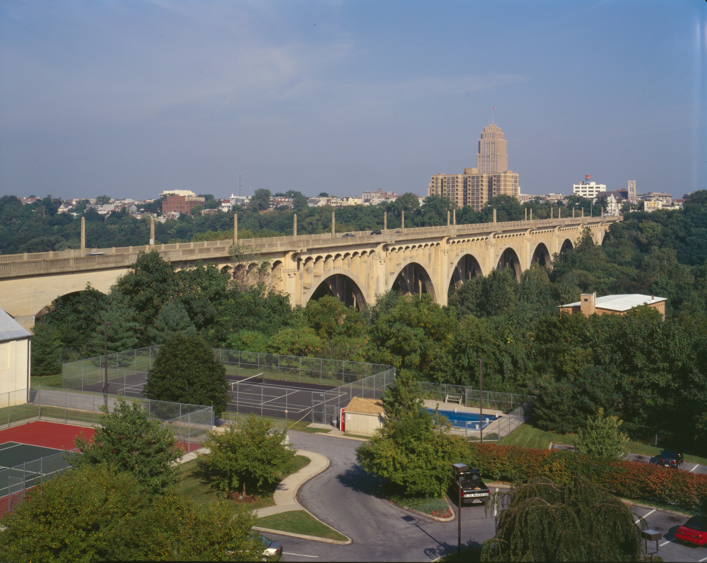South Eighth Street Viaduct spanning Little Lehigh Creek in Allentown, Pennsylvania
